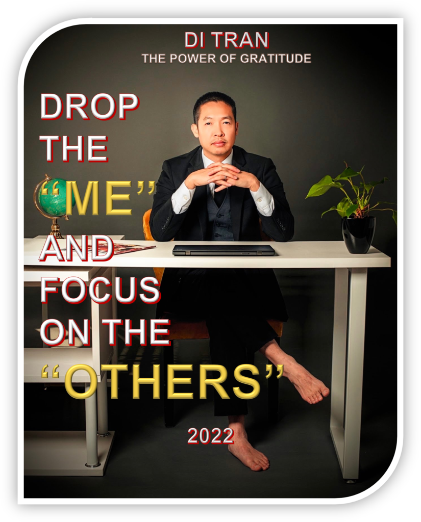 Drop the ME and focus on the OTHERS - Di Tran Author - Book Cover