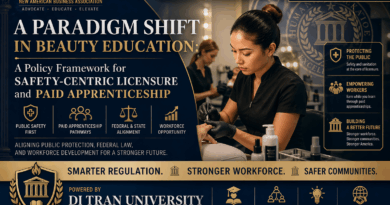 A Paradigm Shift in Beauty Education: A Policy Framework for Safety-Centric Licensure and Paid Apprenticeship – RESEARCH & PODCAST SERIES 2026