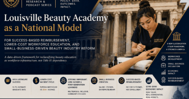 Louisville Beauty Academy as a National Model for Success-Based Reimbursement, Lower-Cost Workforce Education, and Small-Business-Driven Beauty Industry Reform – RESEARCH & PODCAST SERIES 2026