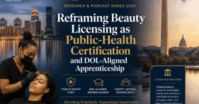 Reframing Beauty Licensing as Public-Health Certification and DOL-Aligned Apprenticeship – RESEARCH & PODCAST SERIES 2026