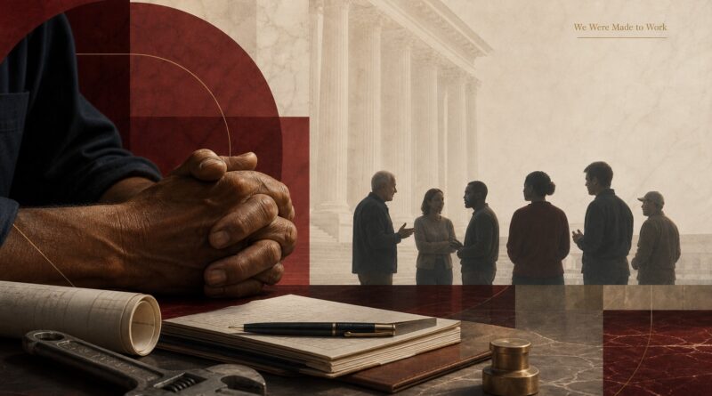 Featured image for NABA article on work, dignity, and social peace