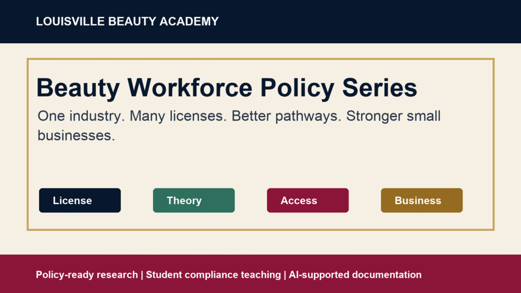 Louisville Beauty Academy beauty workforce policy series featured image